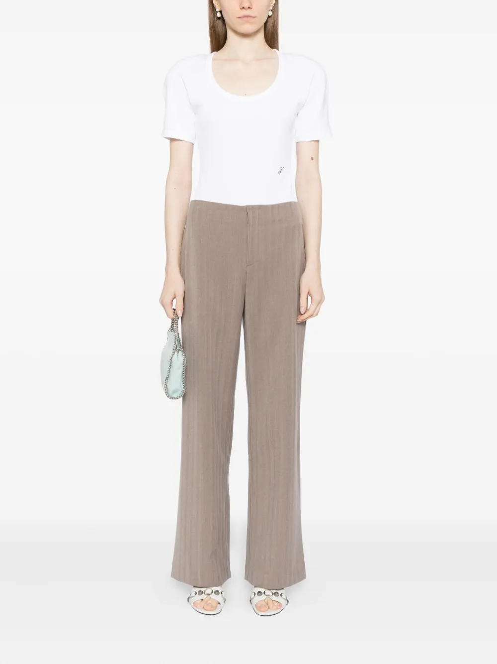 Reformation Vida trousers - Bruin