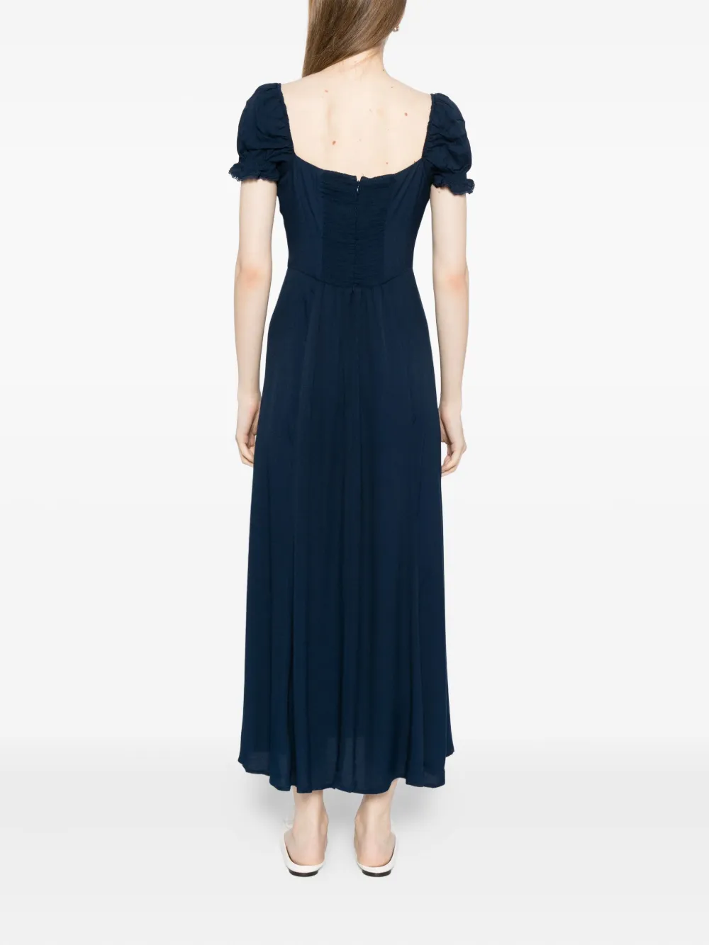 Reformation Shyla jurk Blauw