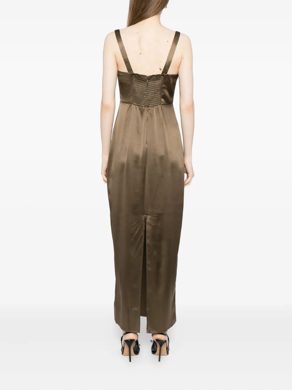 Reformation Ambre jurk Bruin