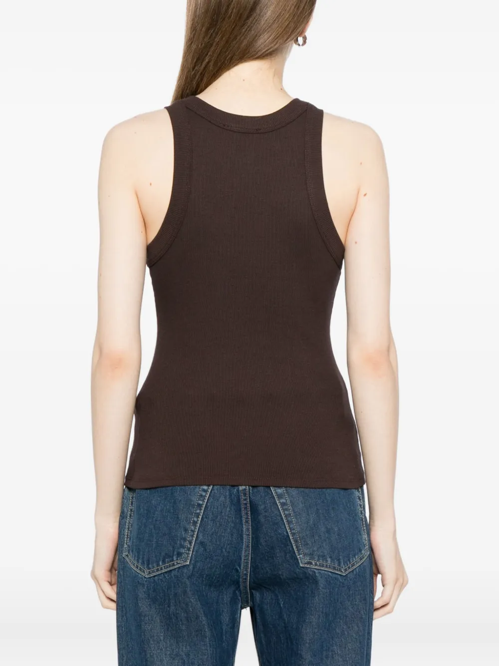 Reformation Tasha Tank Top In Brown