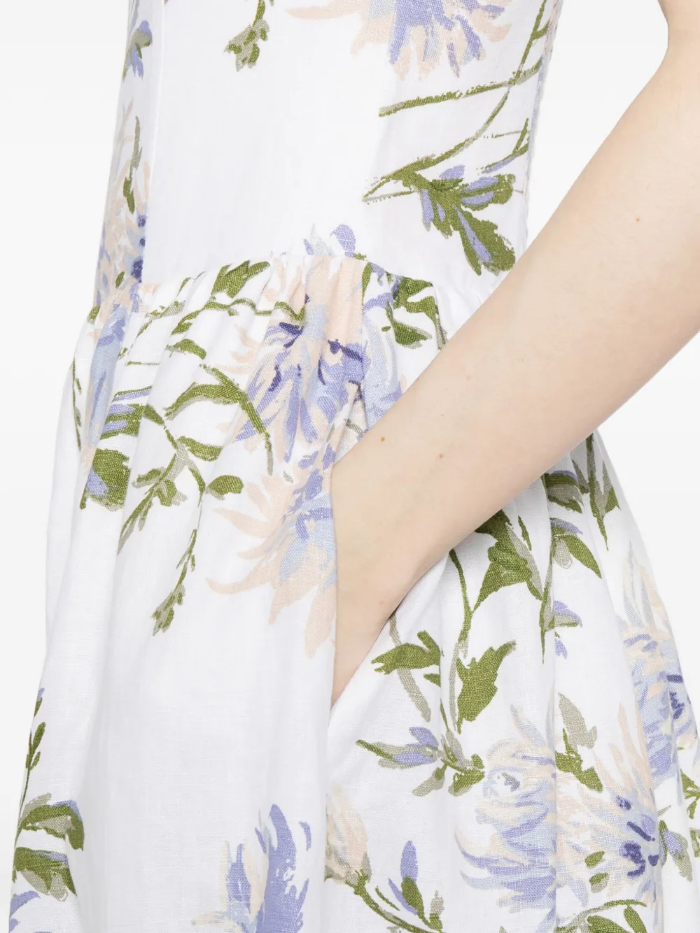 Reformation Janu Dress In White
