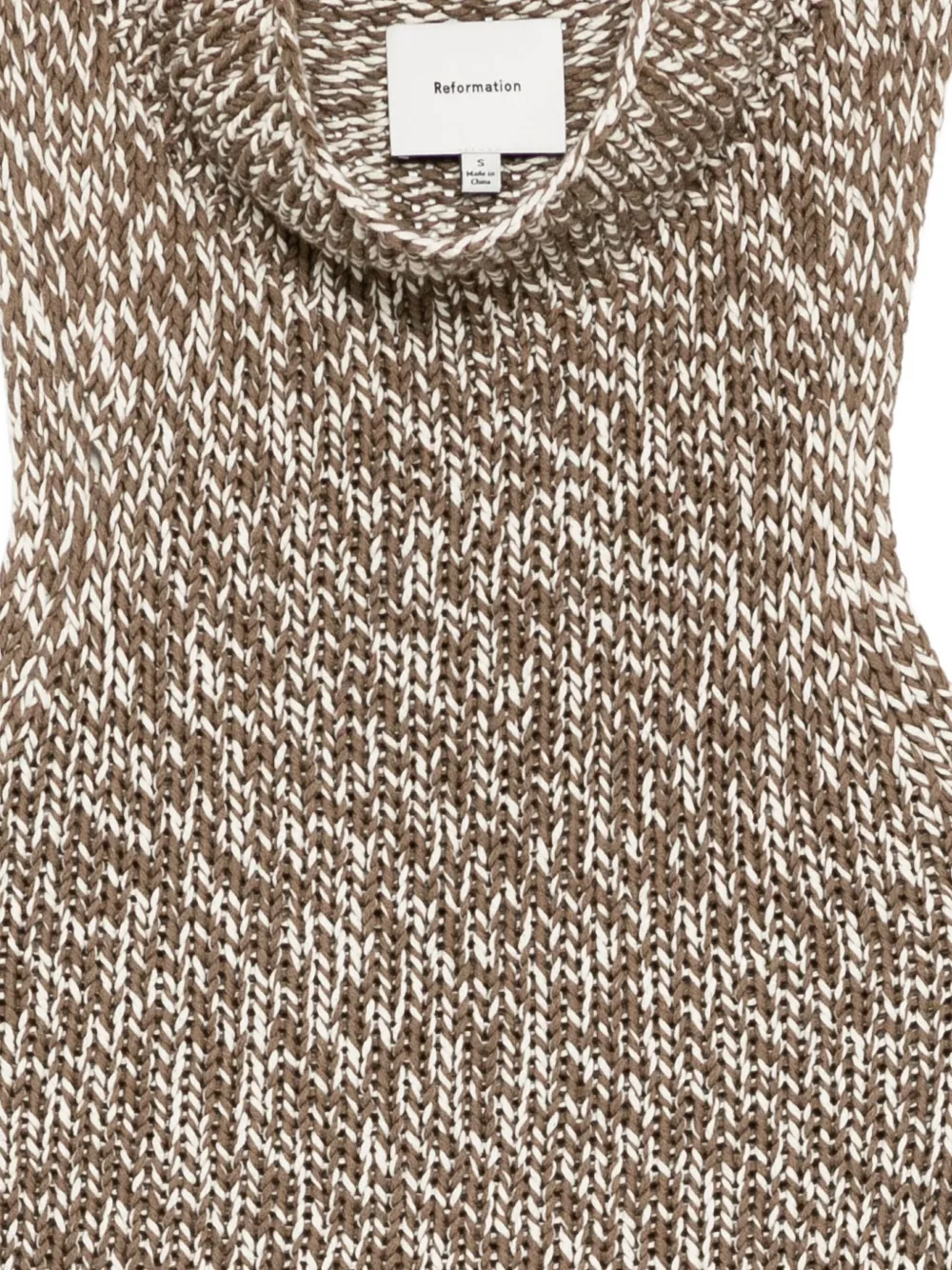 Reformation Maisie Tank Top In Brown