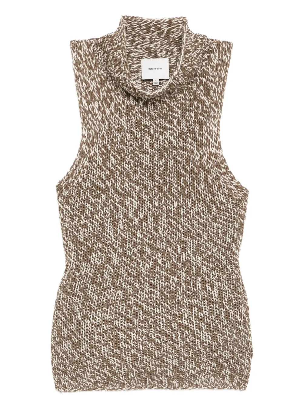 Reformation Maisie Tank Top In Brown
