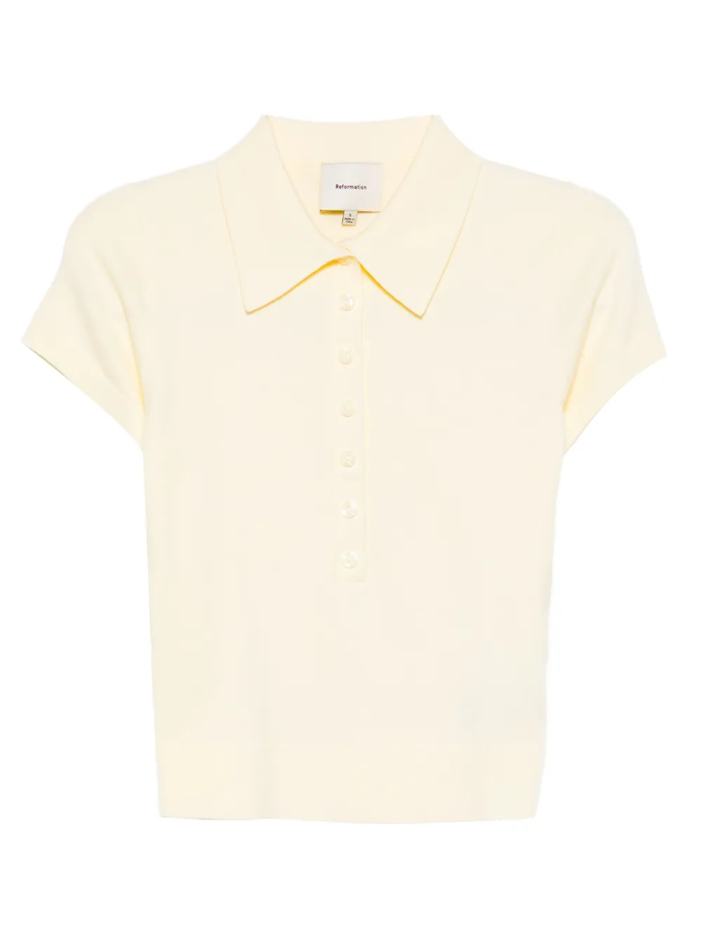 Reformation playera tipo polo Bentley | neutro | Image 1