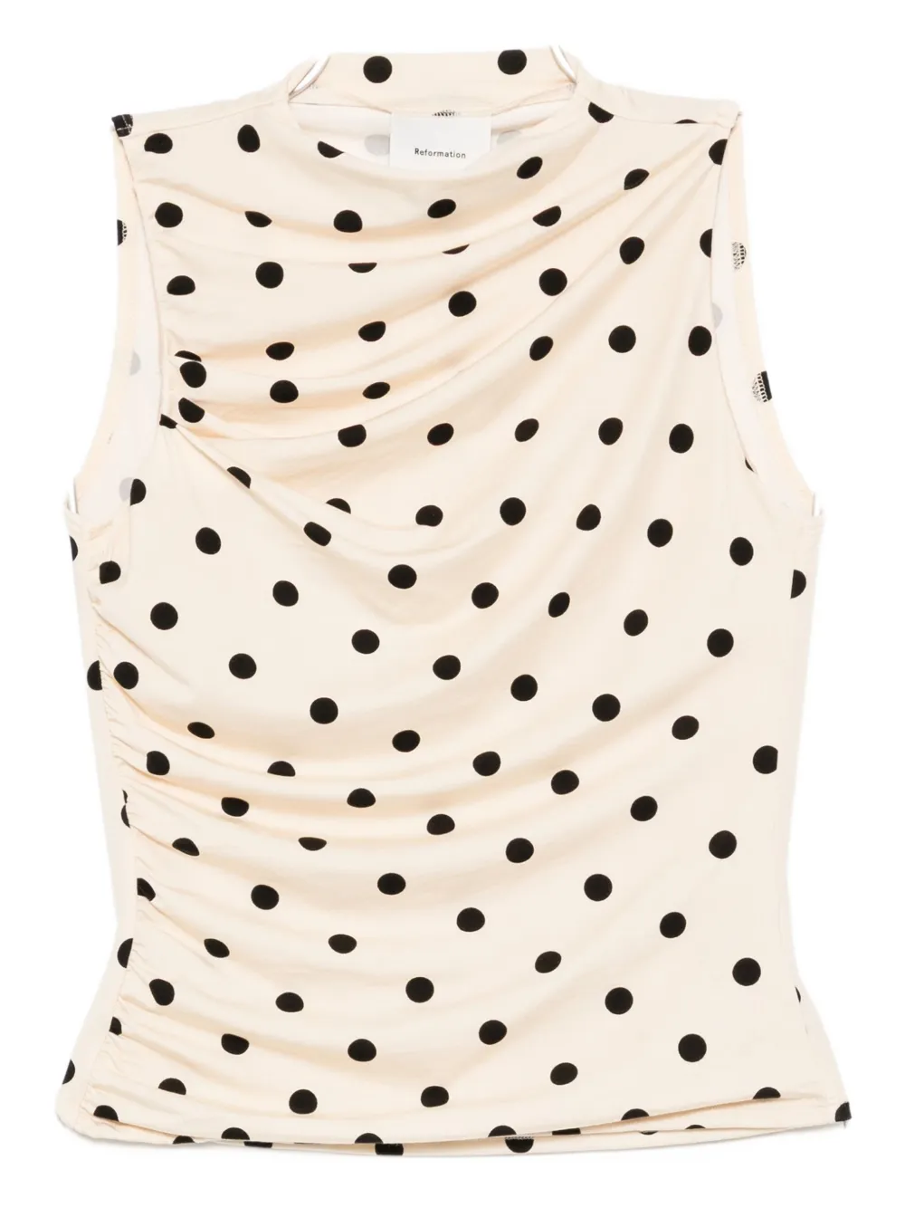 Reformation Marlo Knit Top In Neutral