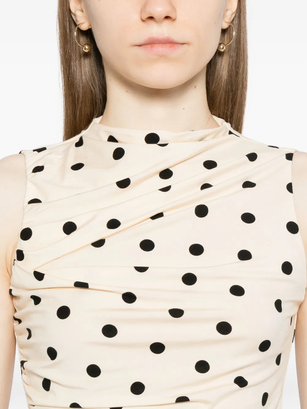 Reformation Marlo Knit Top In Neutral