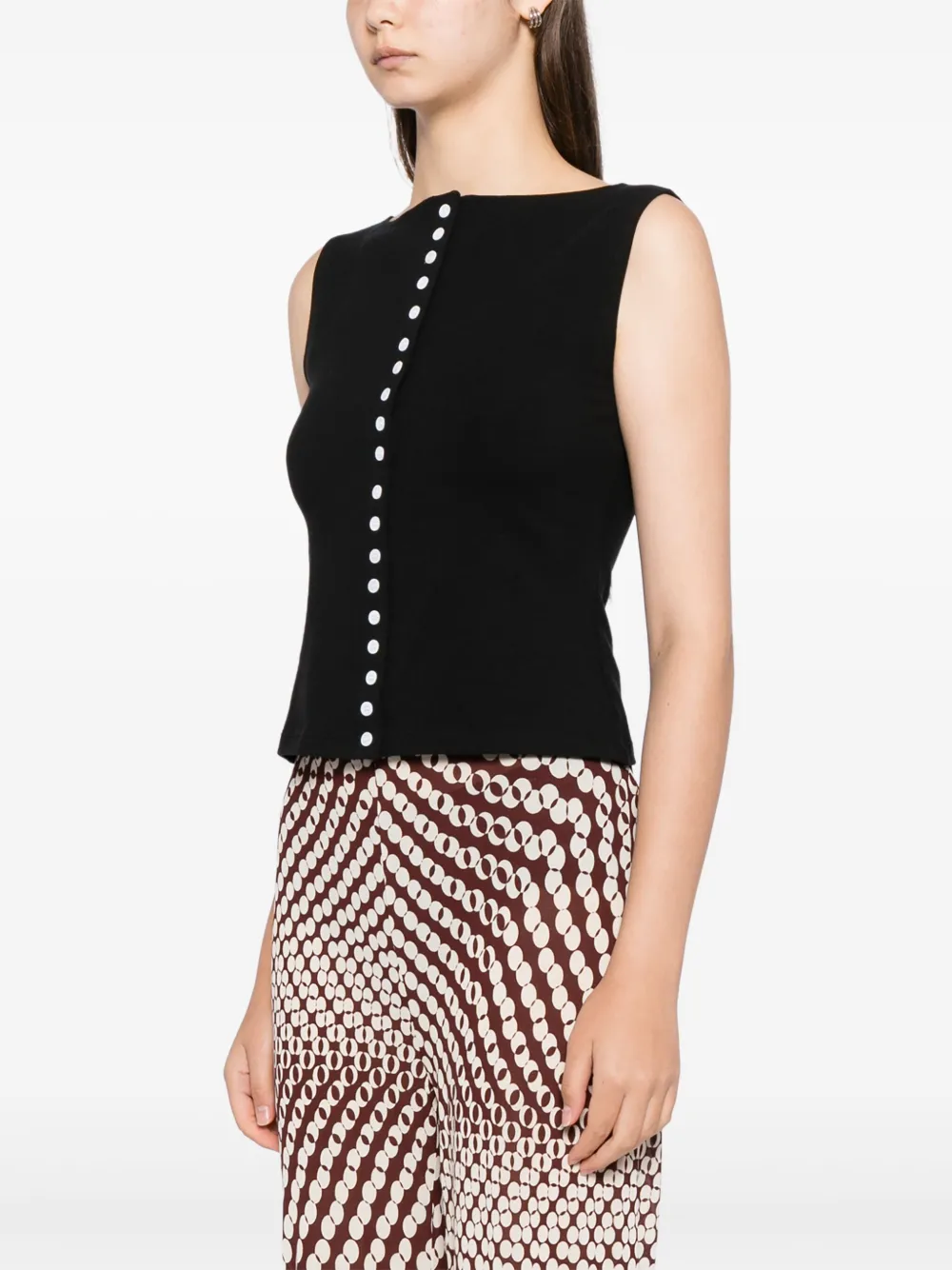 Reformation Julie top Zwart