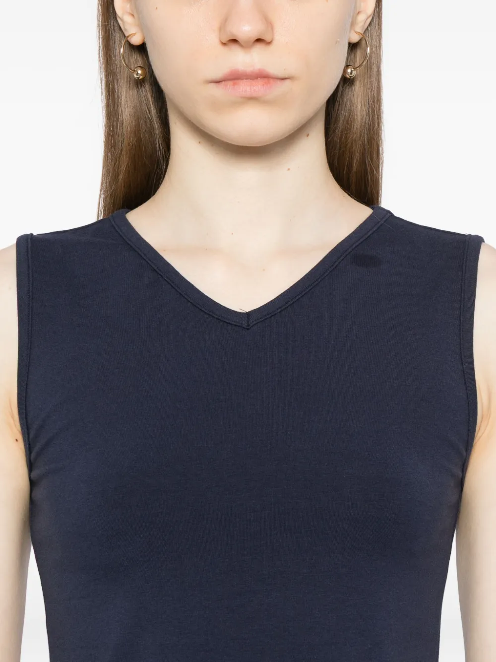 Reformation Wren Knit Top In Blue