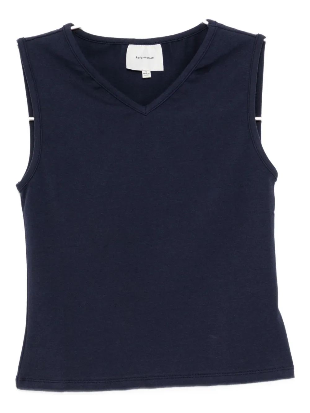 Reformation Wren Knit Top In Blue