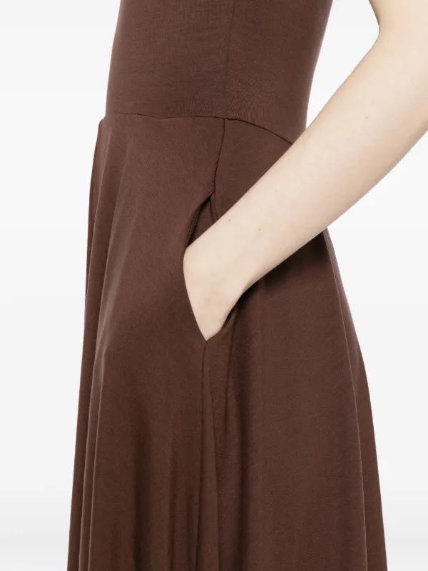 Reformation Rou Dress | Brown | FARFETCH Reformation Rou Dress | Brown | FARFETCH