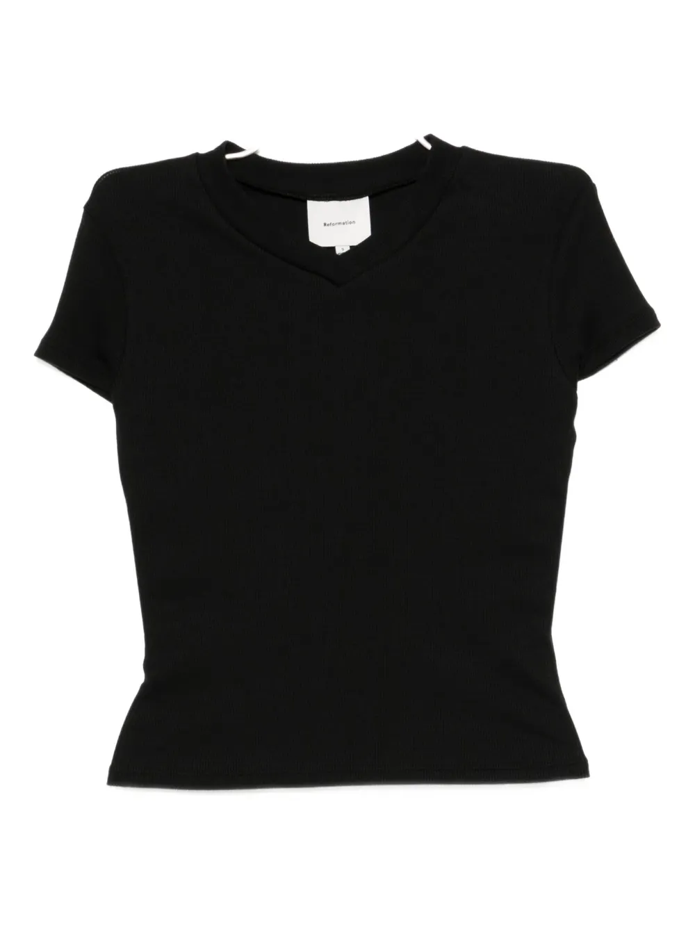 Reformation Lindie T-shirt - ブラック Reformation Lindie T-shirt - ブラック