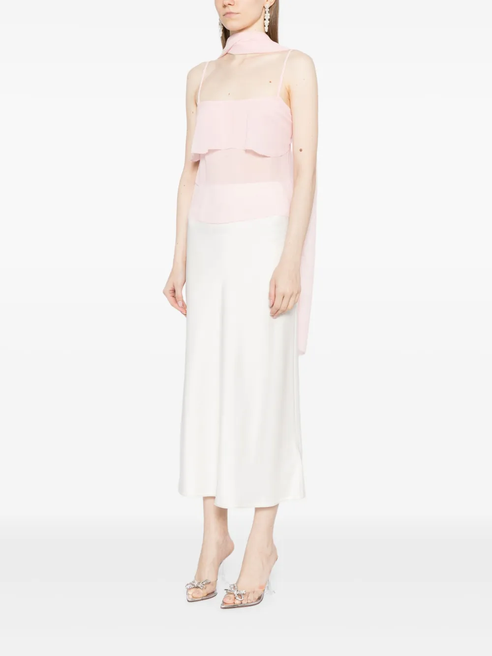 Reformation Lula top Roze