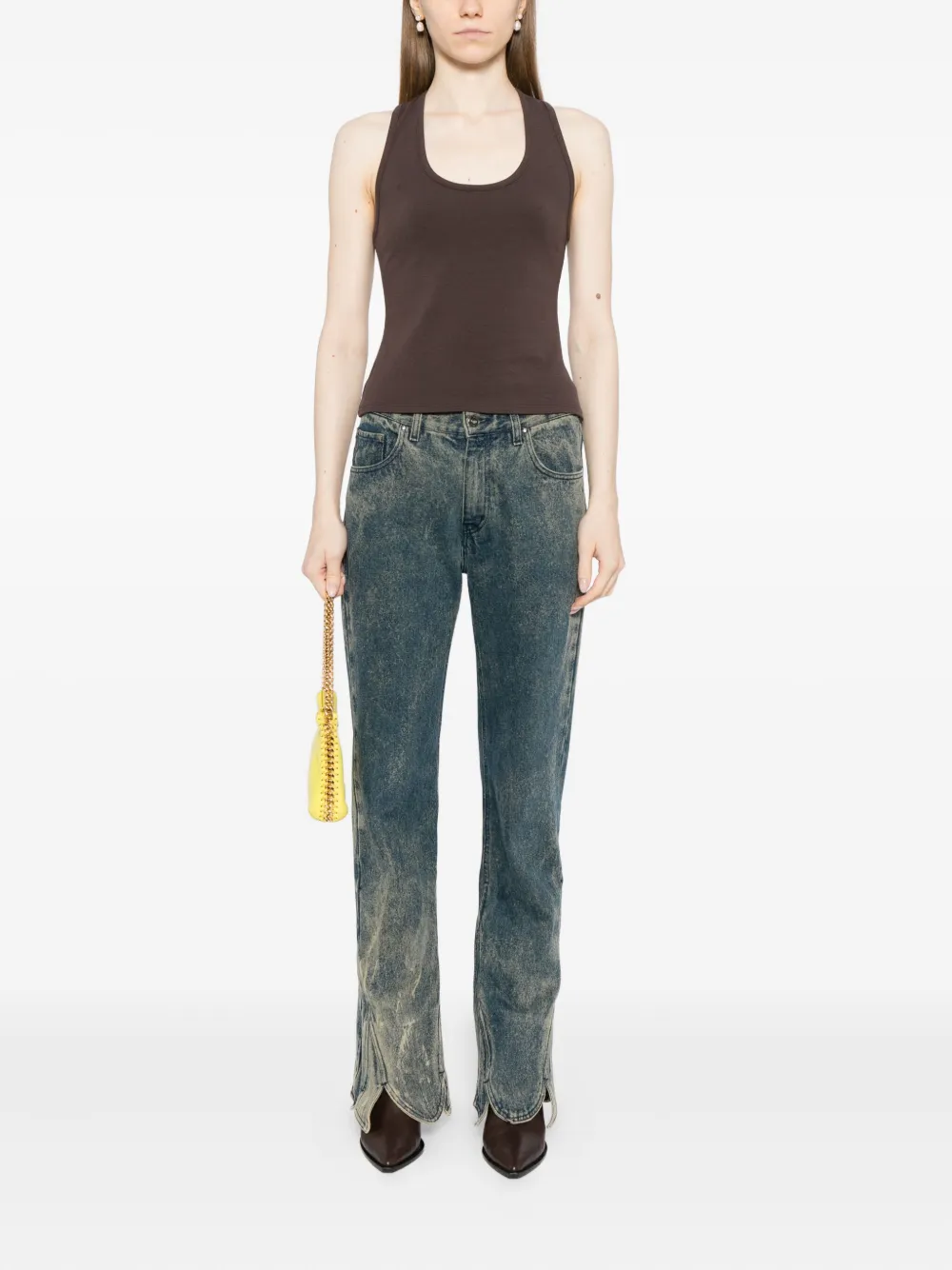 Reformation Archie Tank In Brown