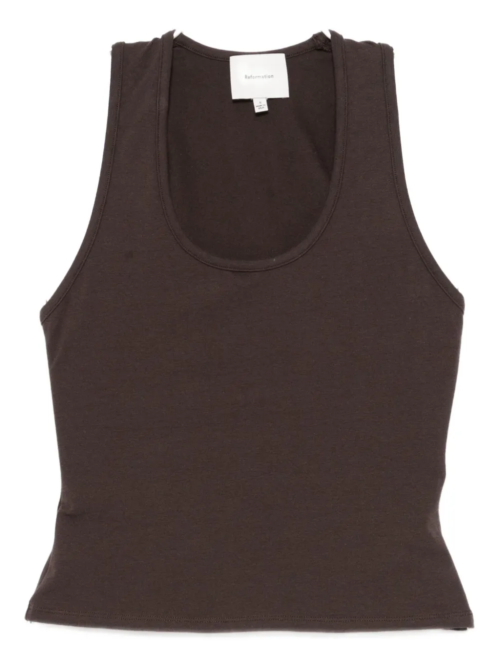 Reformation Archie Tank In Brown