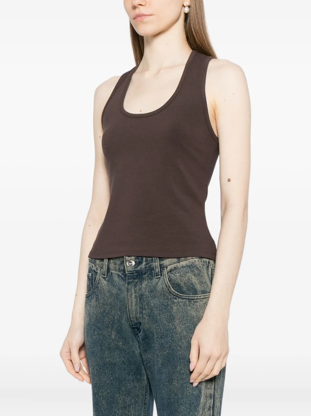 Reformation Archie Tank In Brown