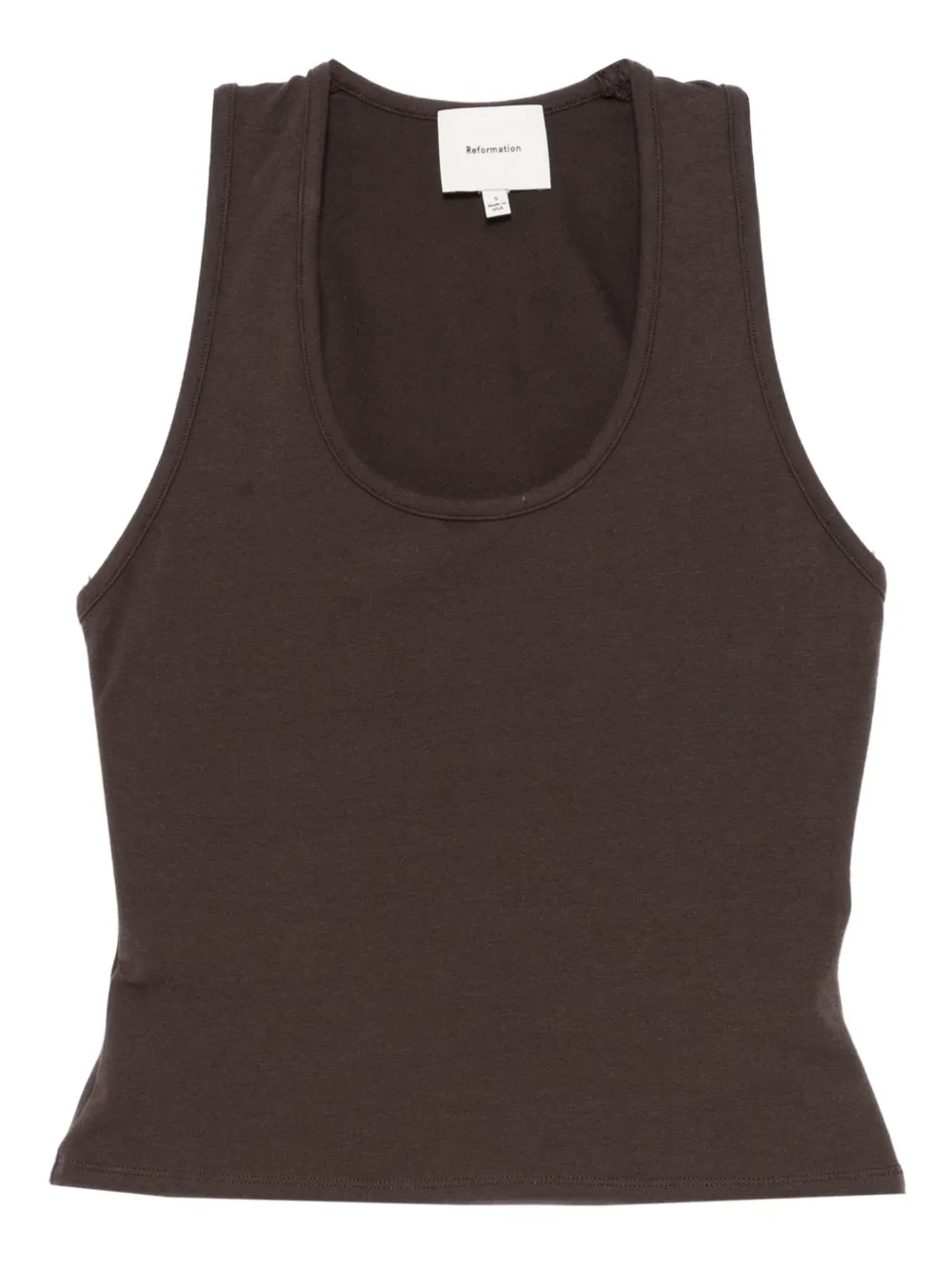 Reformation top Archie | marrón | Image 1