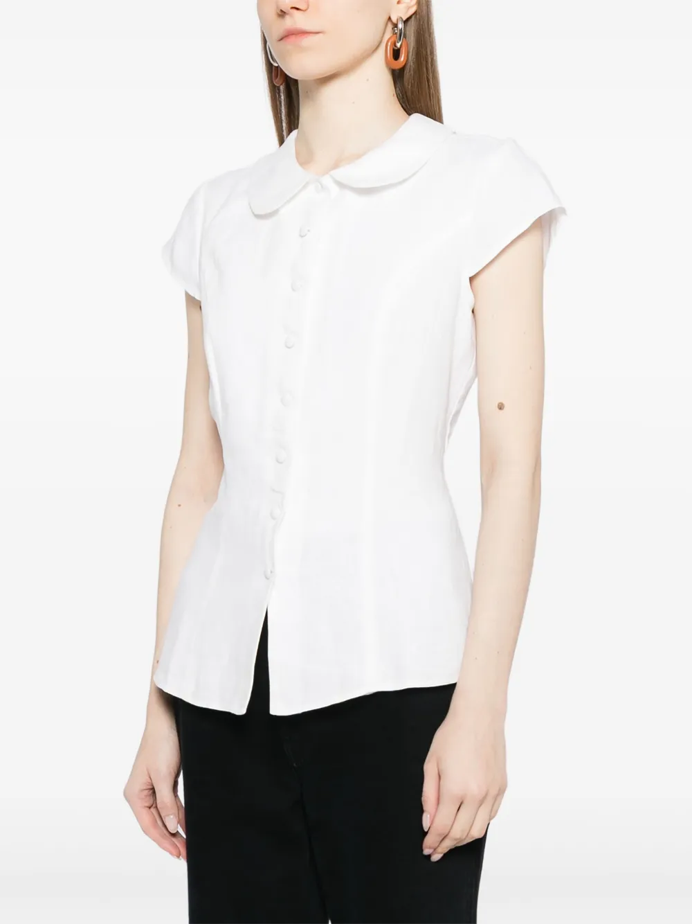 Reformation Molly blouse Wit