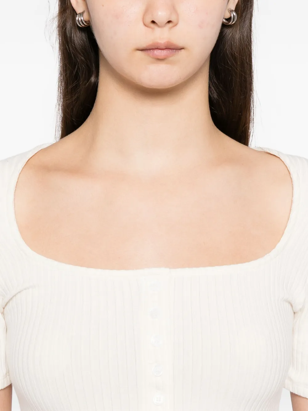 Reformation Kaiden top Beige