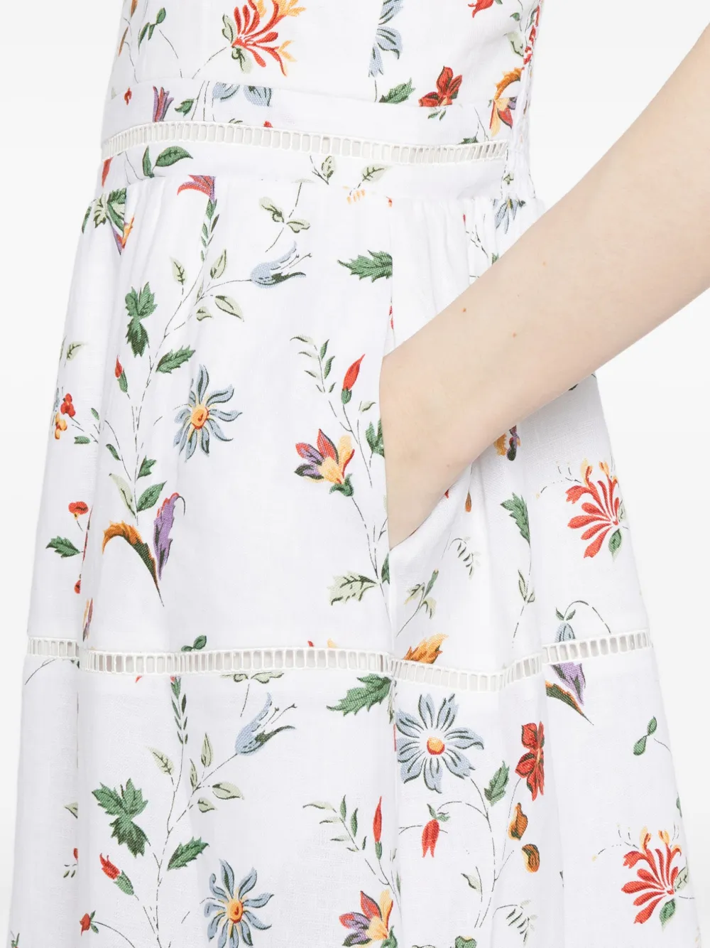 Reformation Everett jurk Wit