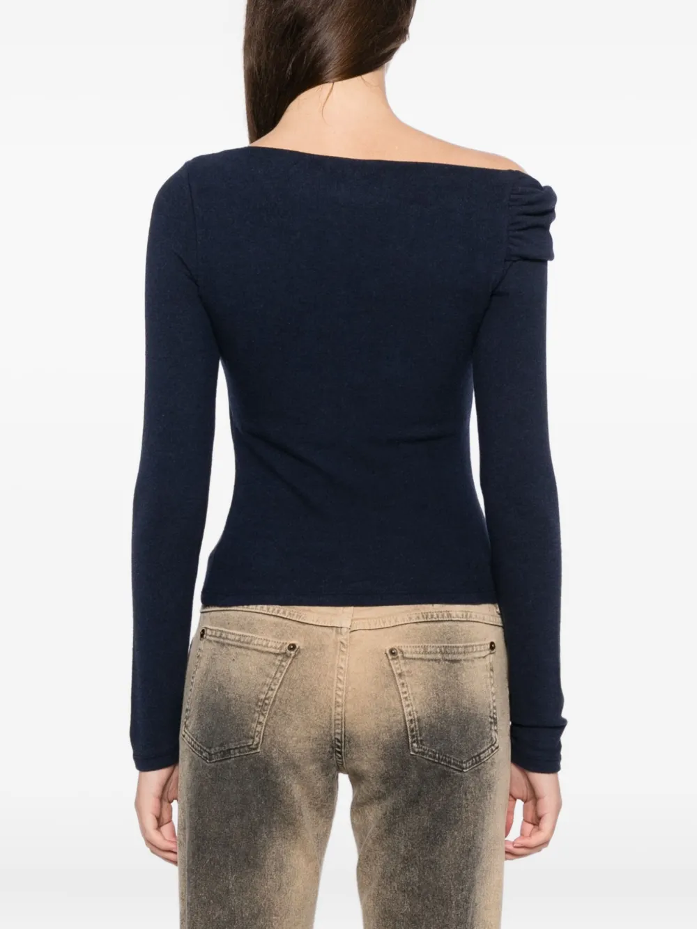 Reformation Ello top Blauw