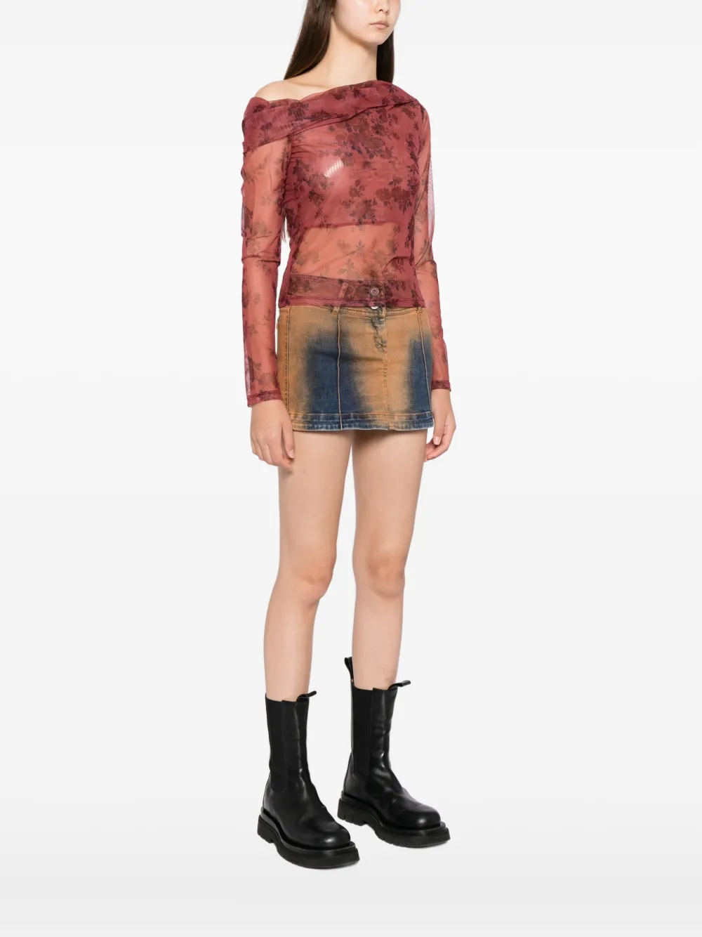 Reformation Elio Knit Top In Pink