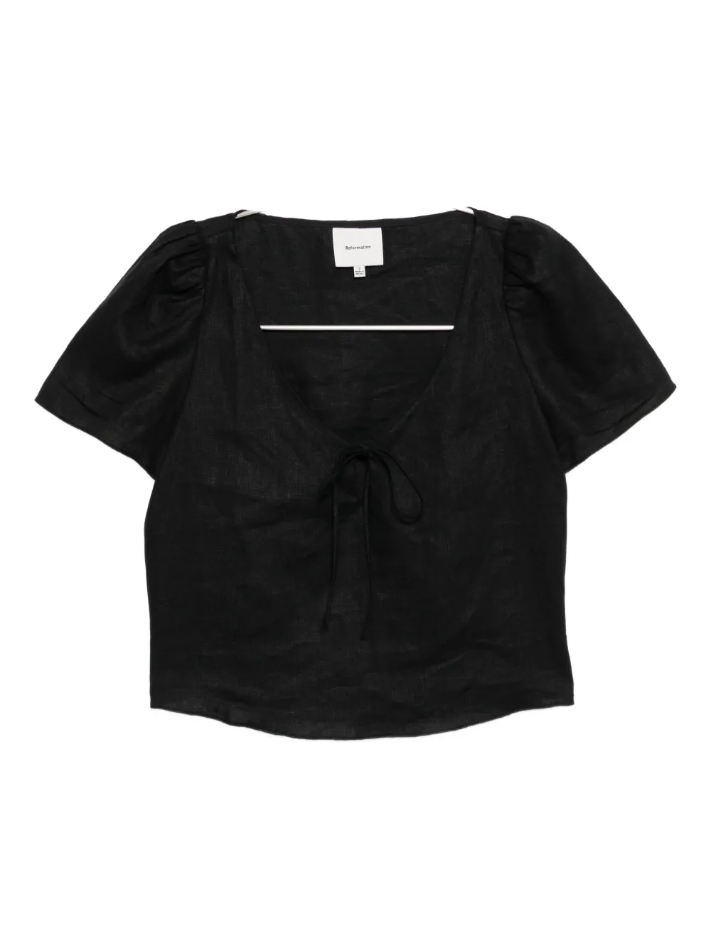Reformation Mayla Top In Black