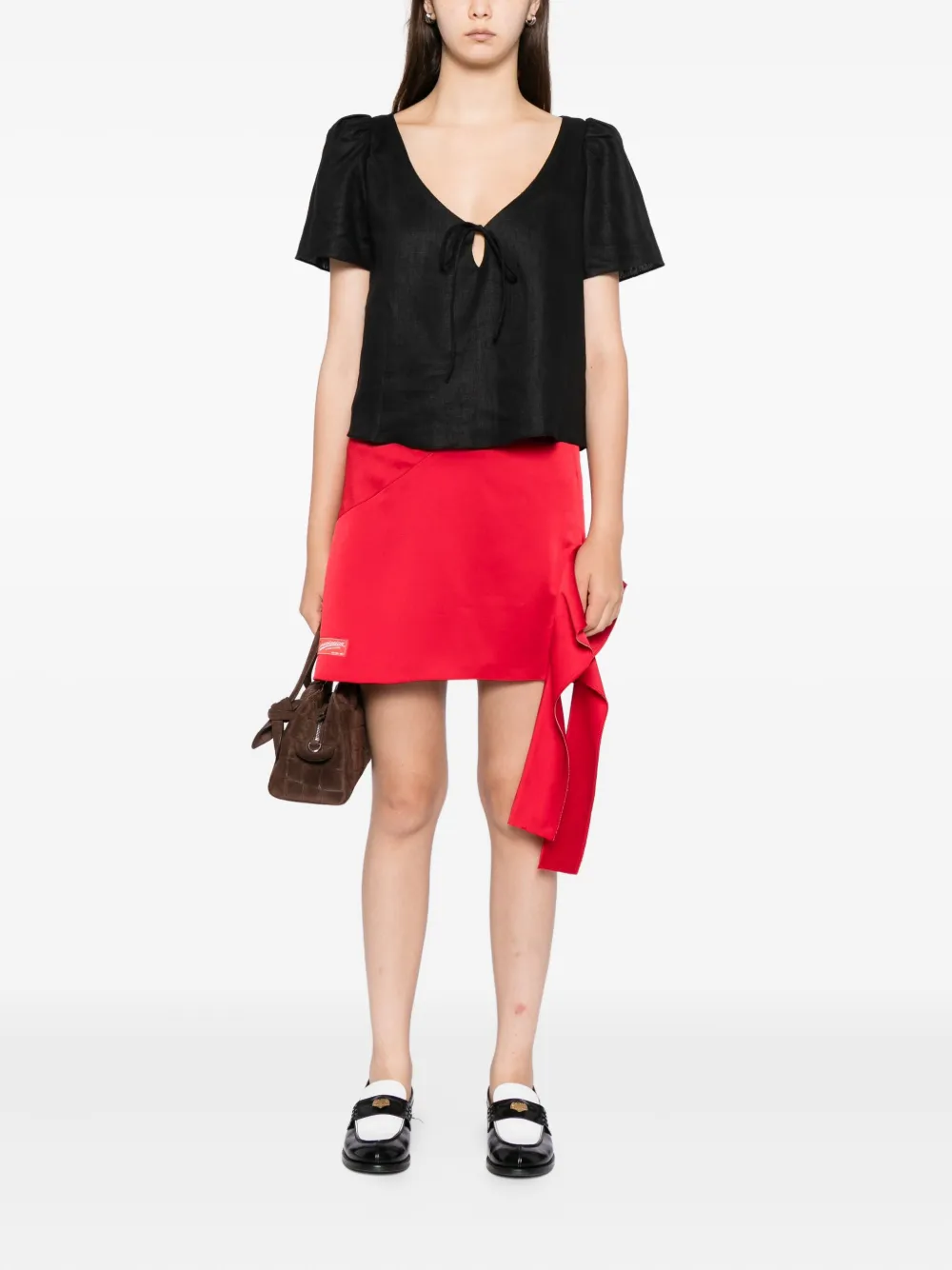 Reformation Mayla top - Zwart