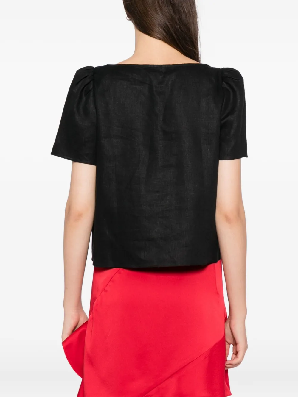 Reformation Mayla Top In Black