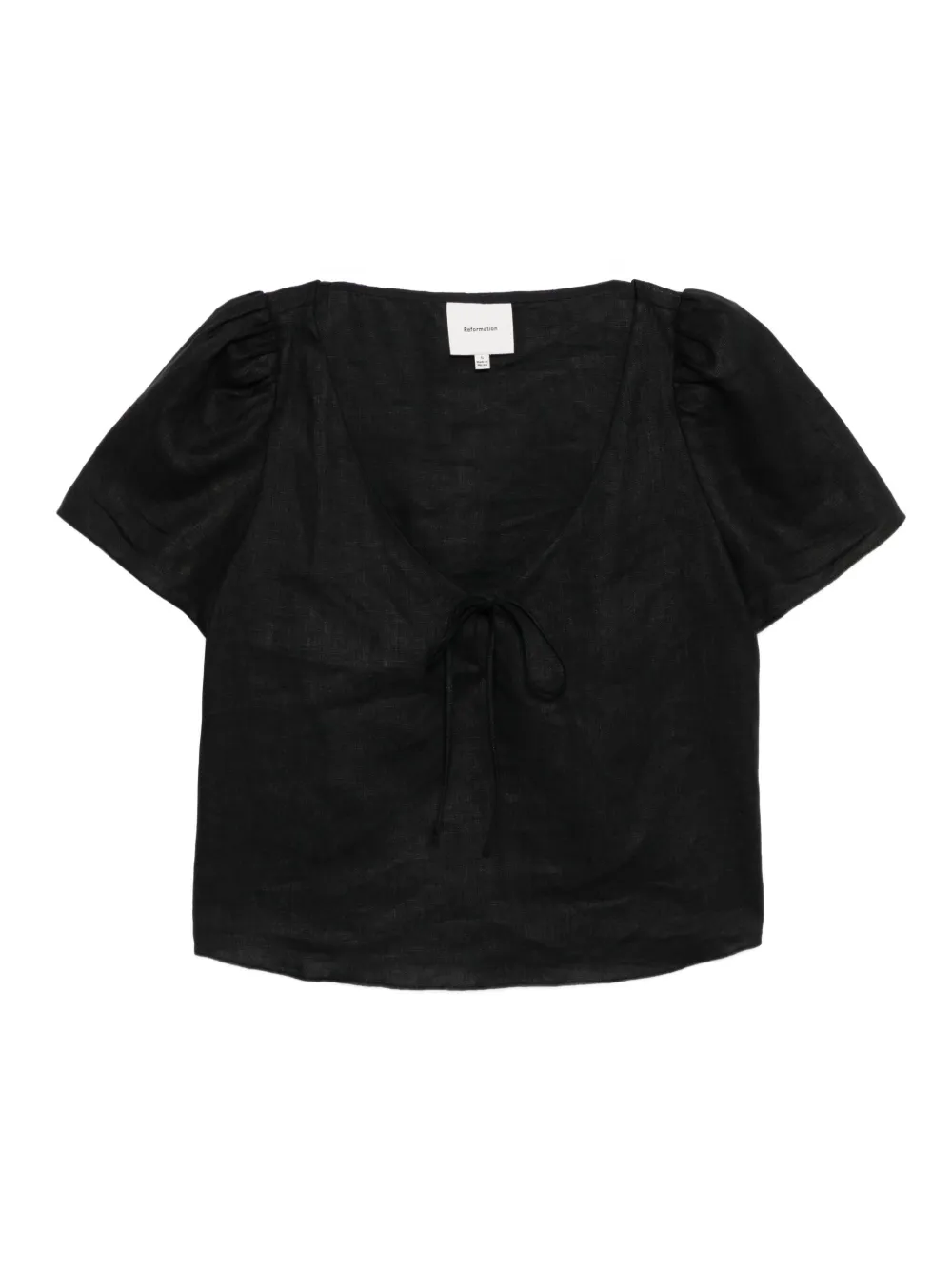 Reformation top Mayla | negro | Image 1