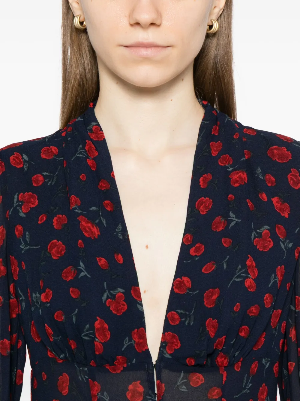 Reformation Mads oversized top Blauw