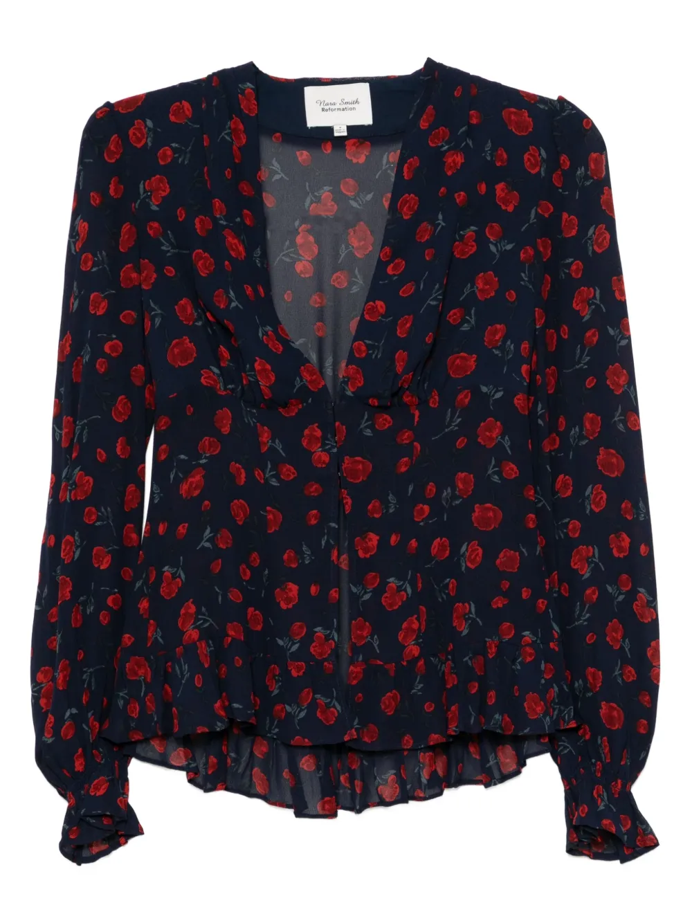 Reformation top Mads | azul | Image 1