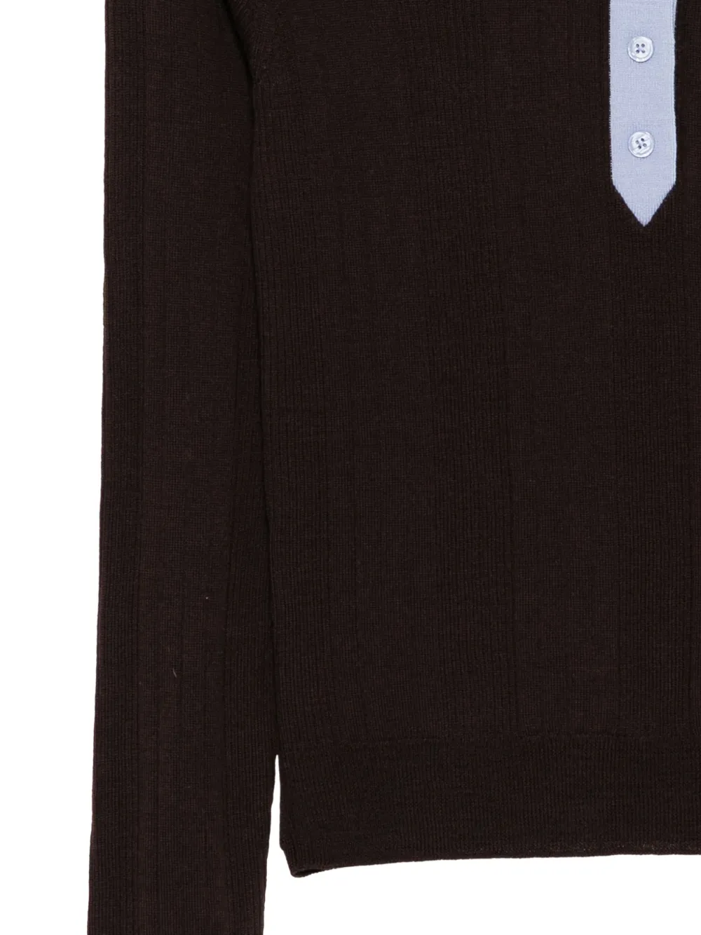 Reformation Hermia Polo In Brown