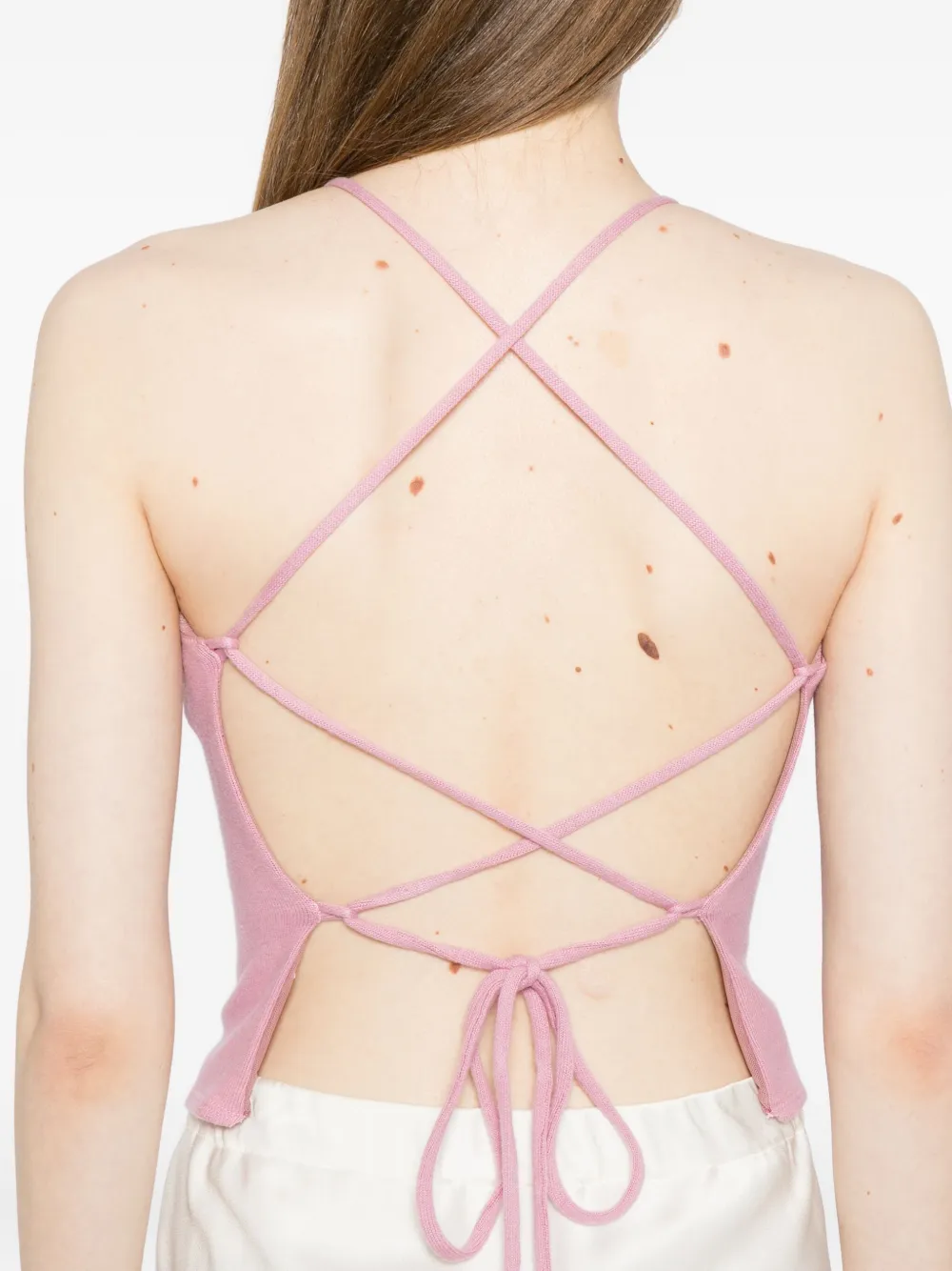 Reformation Vevina top Roze