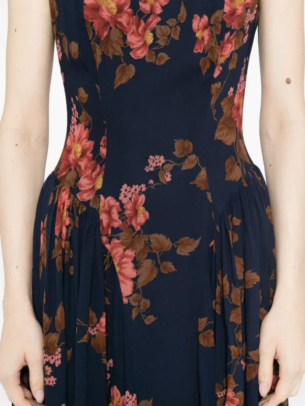 Reformation Maven Dress | Blue | FARFETCH Reformation Maven Dress | Blue | FARFETCH