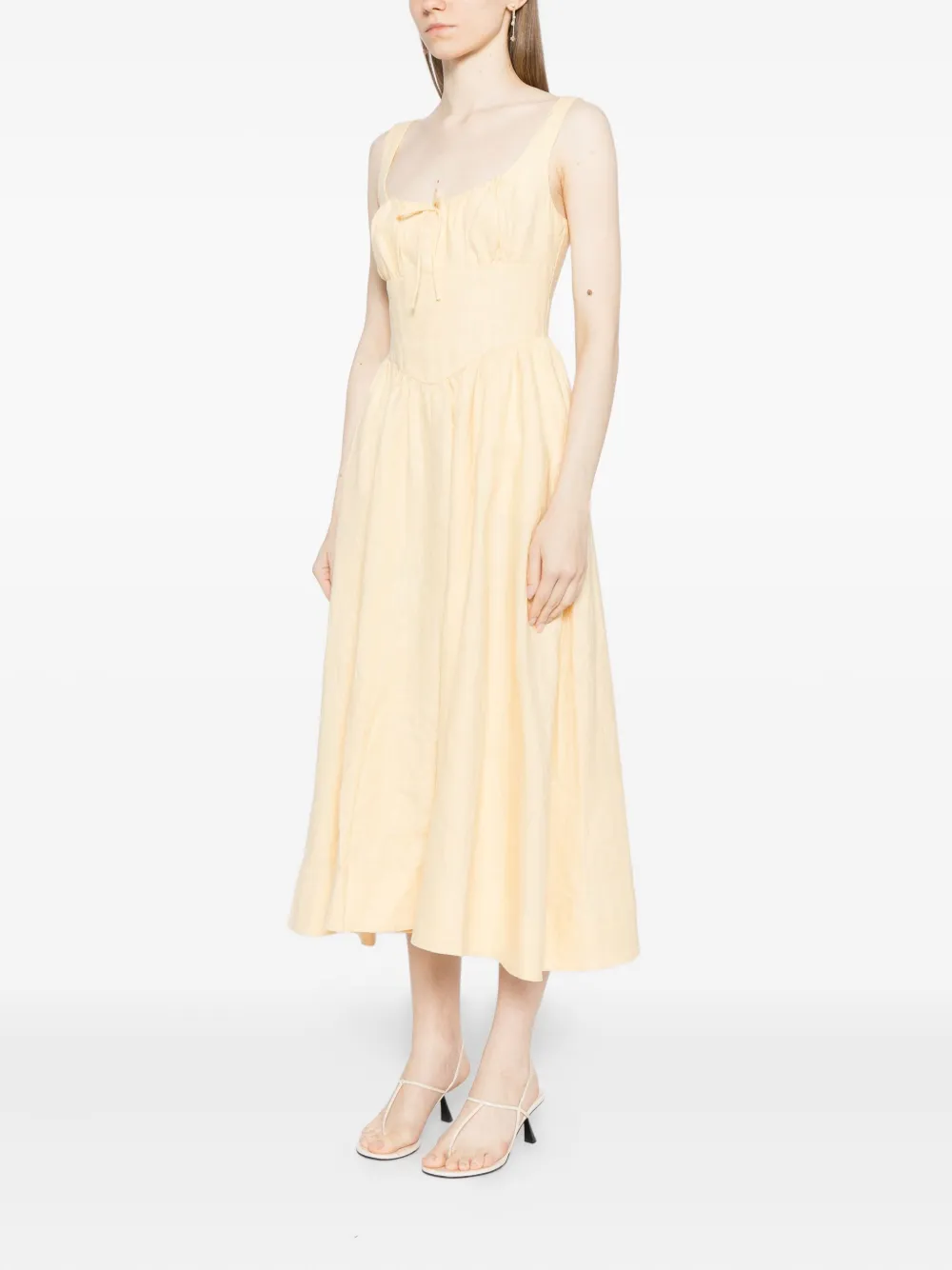 Reformation Balia jurk Geel