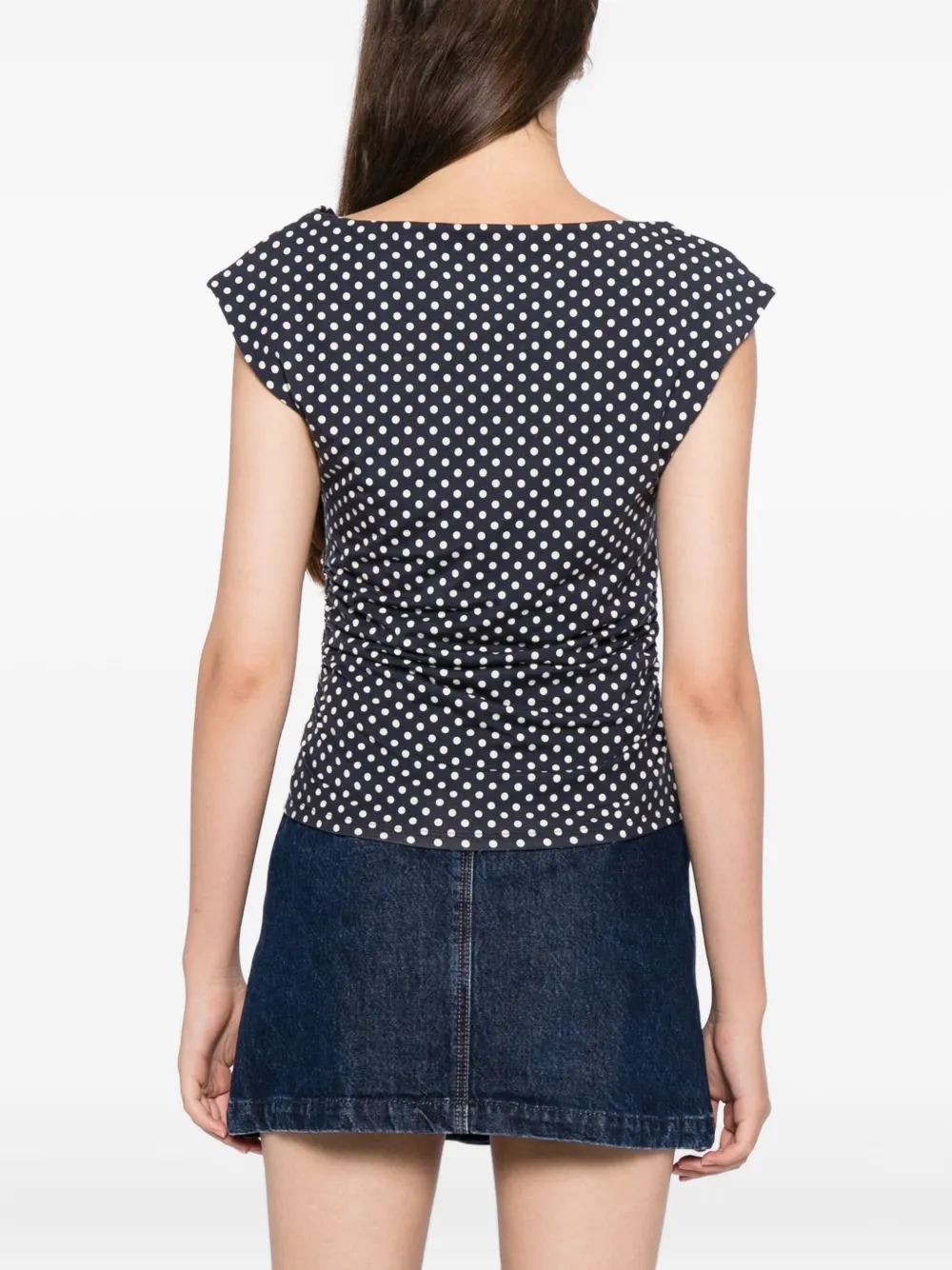 Reformation Aletta top Blauw