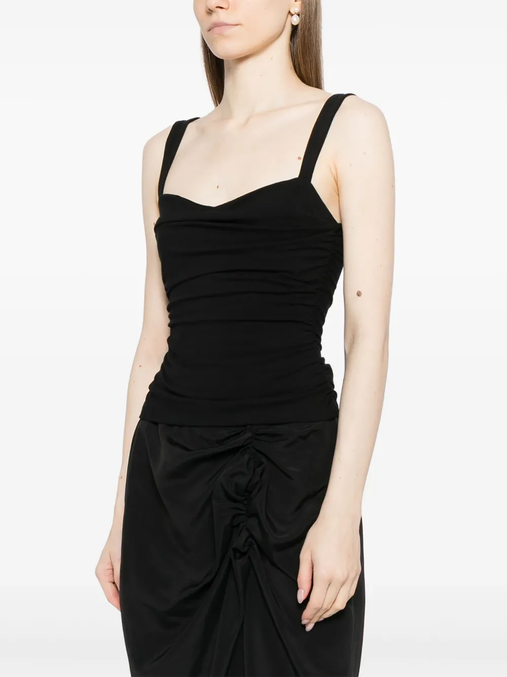 Reformation Trish top Zwart