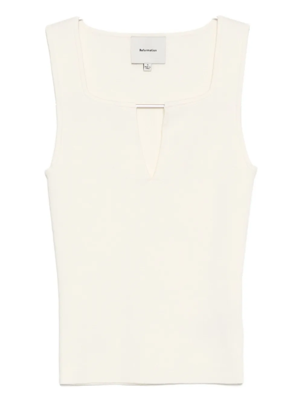 Reformation Rylie Tank Top In Neutral