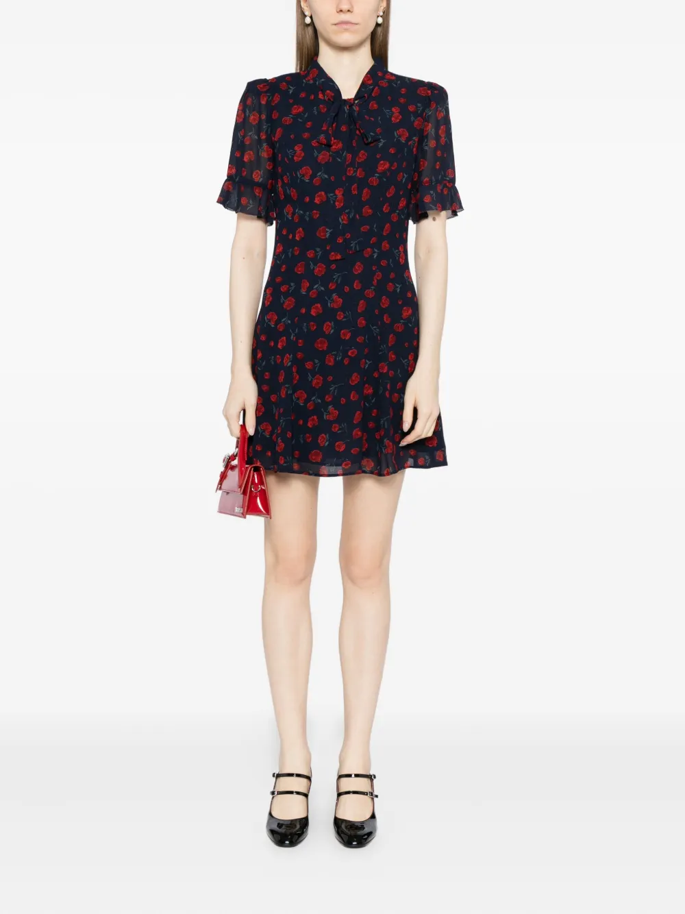Reformation Whimsical jurk - Blauw