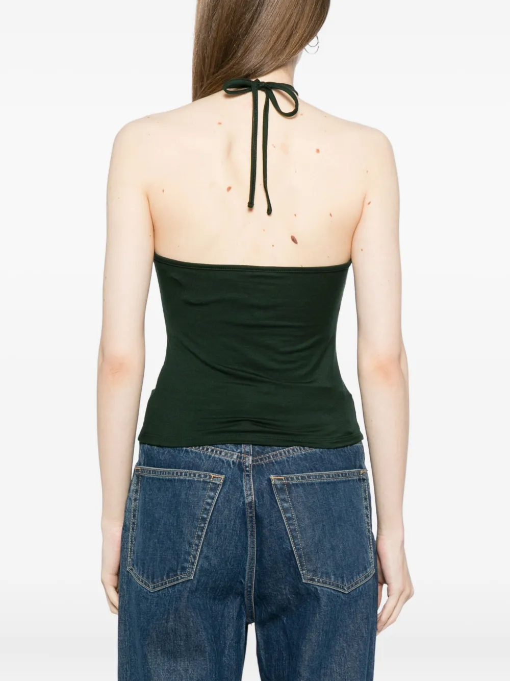 Reformation Juniper Knit Top In Green