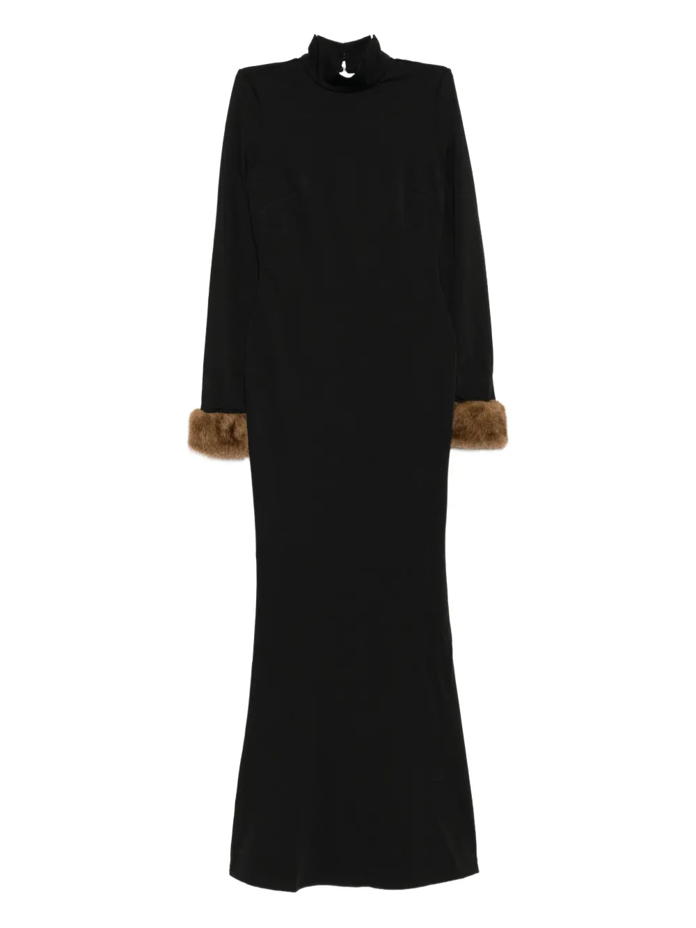 Reformation Honey Knit Dress In Black