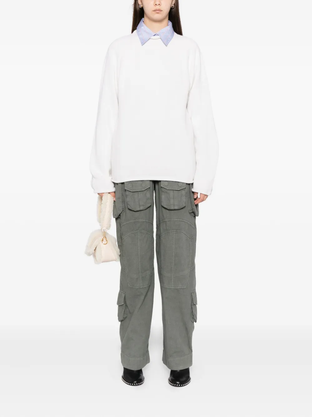 Reformation Chamomile Sweater In Neutral