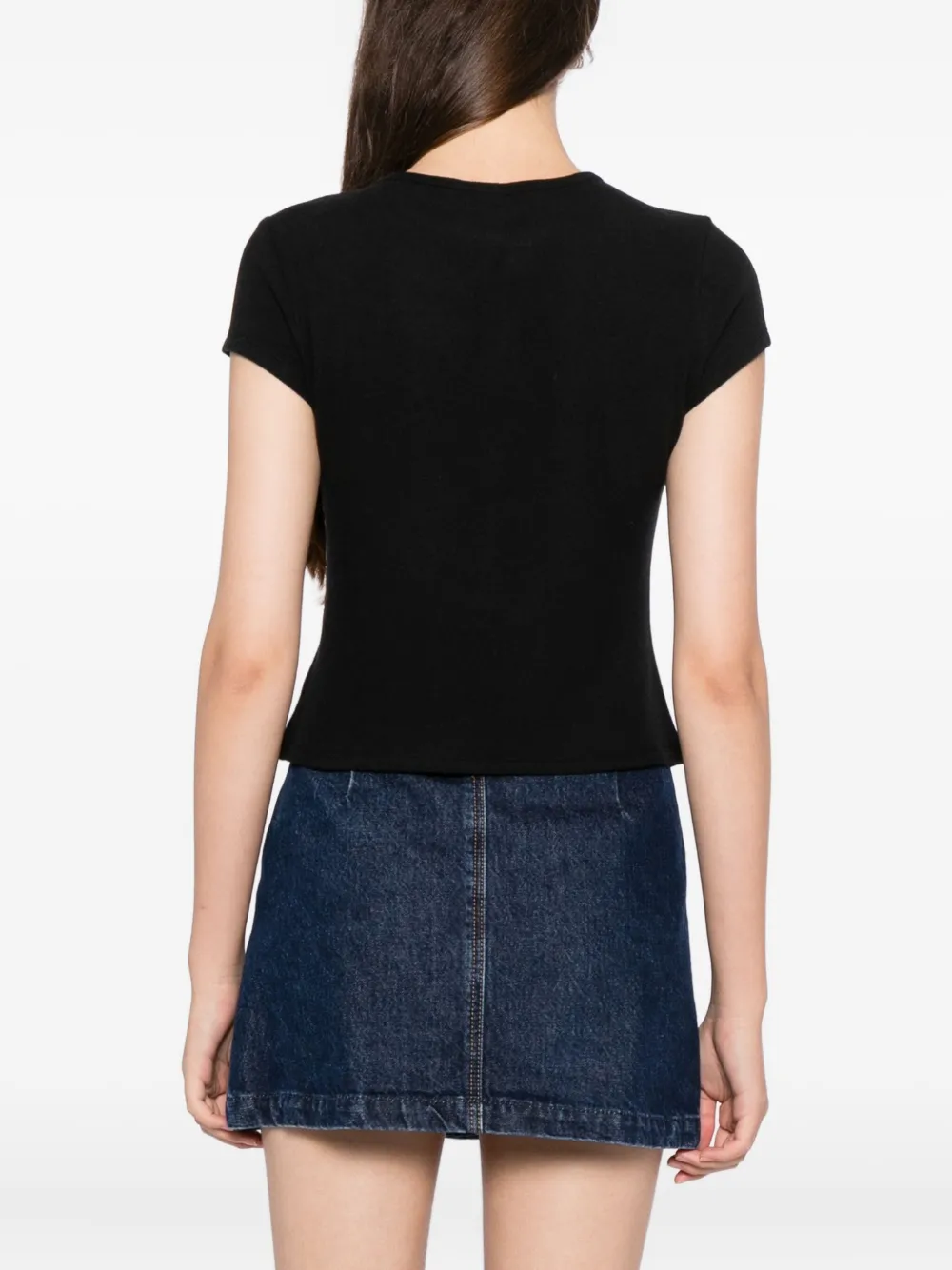 Reformation Olive top Zwart