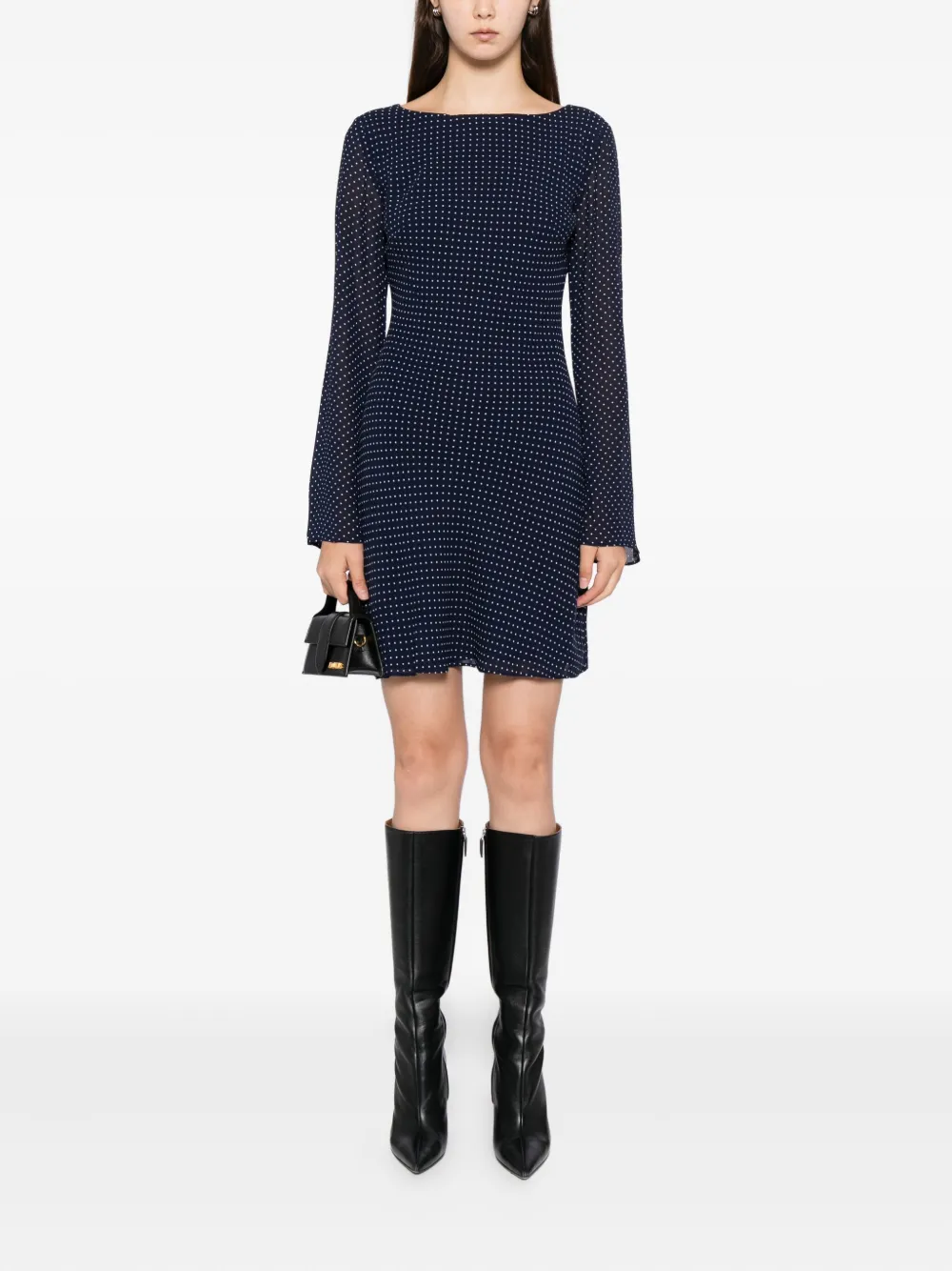 Reformation Esra mini dress - Blauw