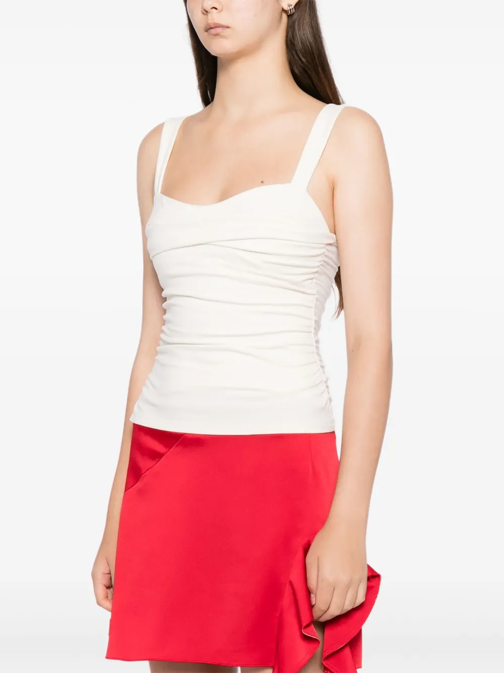 Reformation Trish top Beige