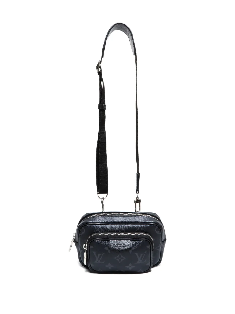 Pre-owned Louis Vuitton 2021-2025 Monogram Shoulder Bag In Black