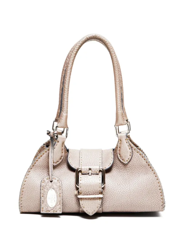 Fendi Pre-Owned 1990-2000s Selleria Shoulder Bag Gold FARFETCH IN