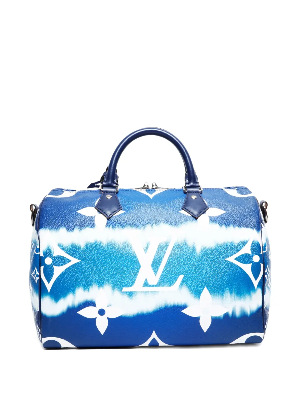 Pre-owned Louis Vuitton 2020 Speedy 30 Tote Bag In Blue