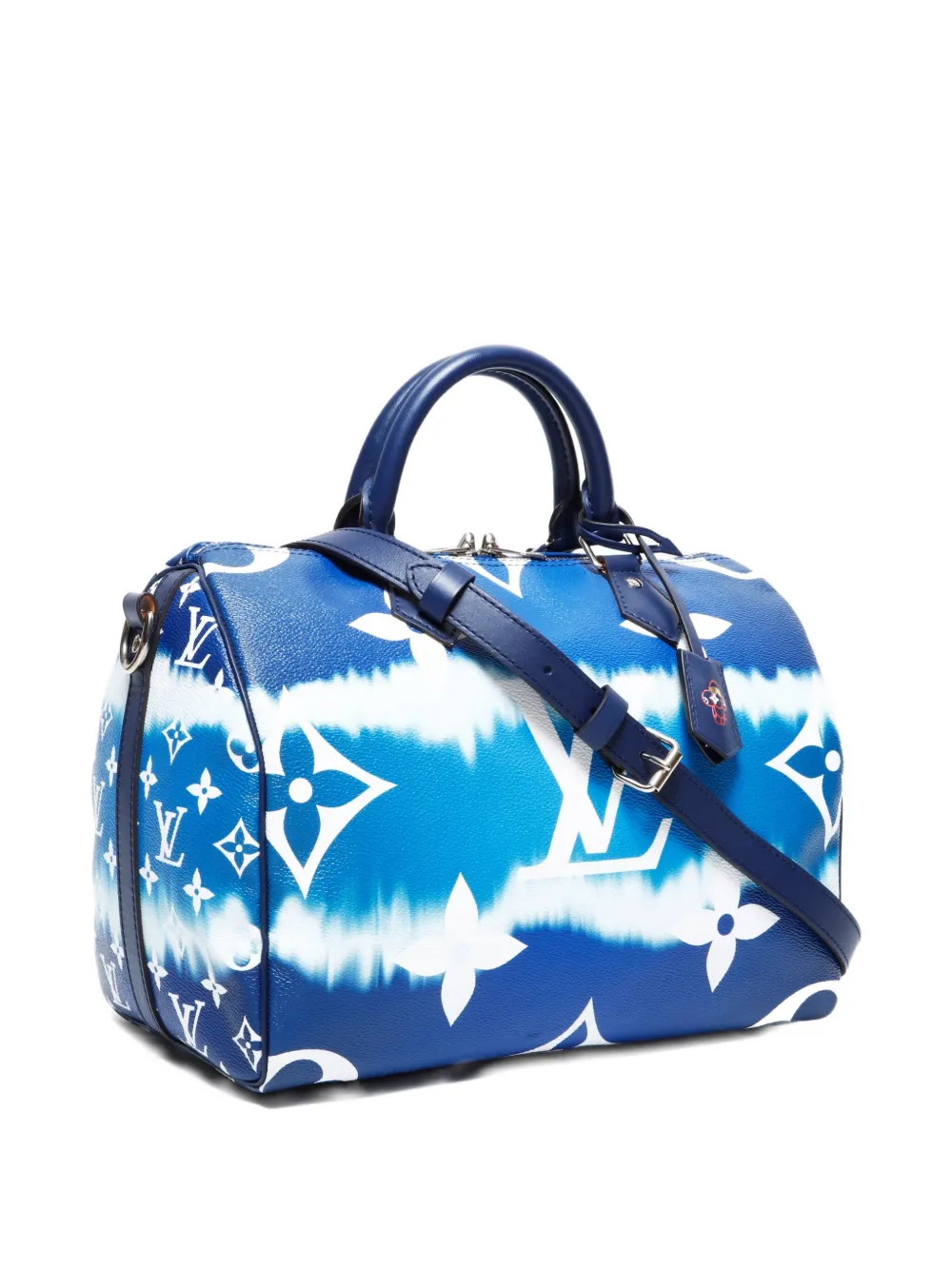 Pre-owned Louis Vuitton 2020 Speedy 30 Tote Bag In Blue