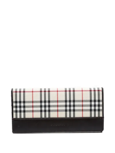 Burberry Pre-Owned 2000s check-pattern wallet